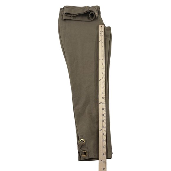 Michael Kors Womens Khaki Pants Medium Cotton & Polyester Blend pull on stretch - Picture 5 of 6